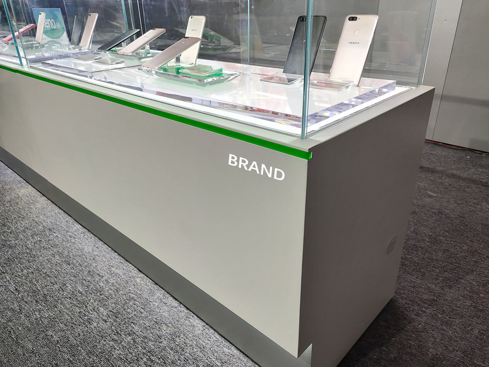 手机展示品牌玻璃展示柜