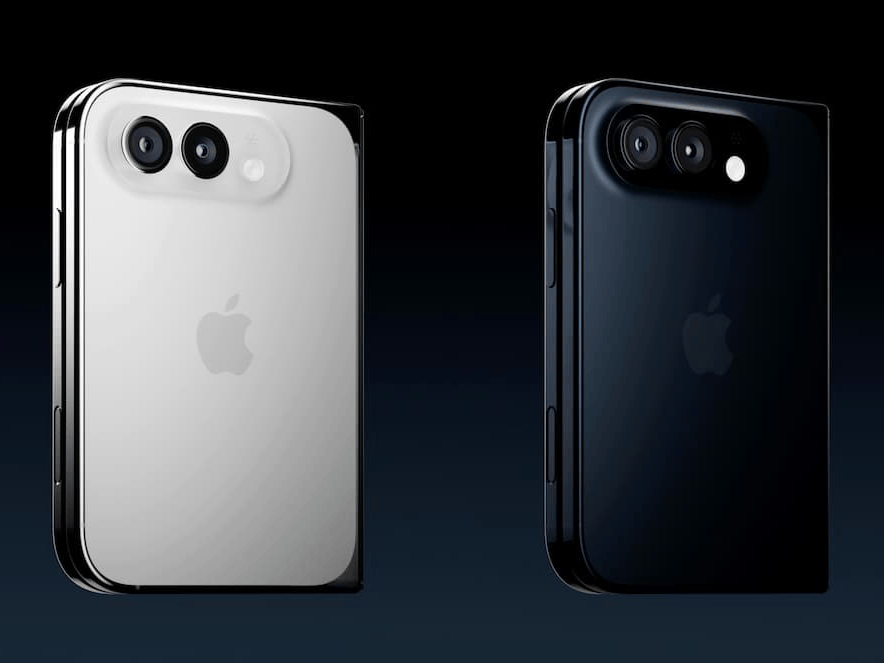 iPhone Duo折叠屏来了，手机展示柜的